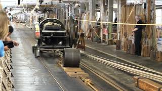 Brief look at the rope walk, Historic Dockyard Chatham in Kent, UK.