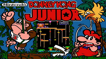 Donkey Kong JR.  (NES / 1982) [Playthrough/LongPlay]