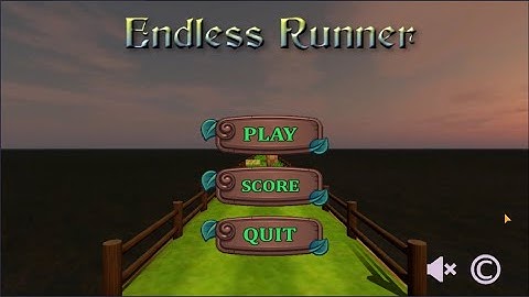 Endless 3D Runner Game for Android - UNITY