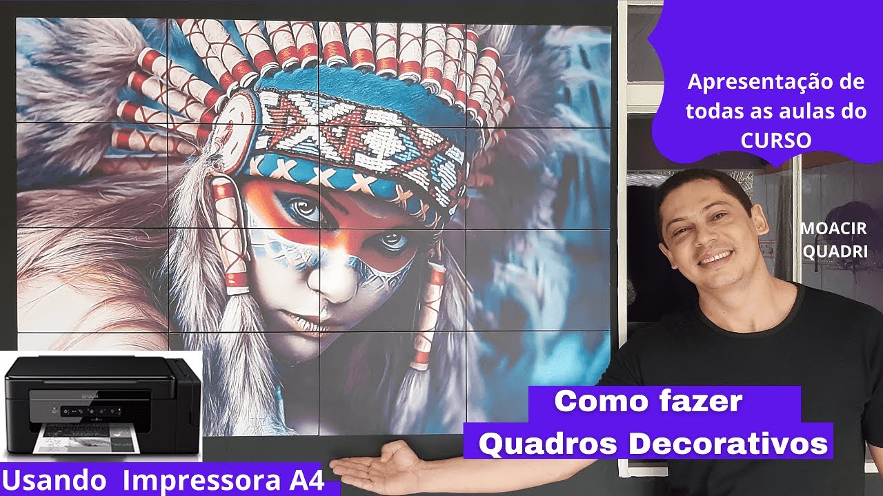 Quadros Decorativos, Curso Completo.