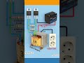 12v to 220v converter 12 battery using connection circuit diagram #shots #electrical #electrician