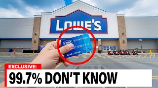 10 Lowe's SHOPPING SECRETS ONLY The Employees Know