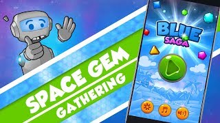 Save the robot in a match 3 game Blue Saga! screenshot 1