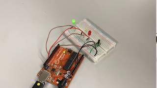 Pedestrian Traffic Light Crossing Signal, Arduino Circuit