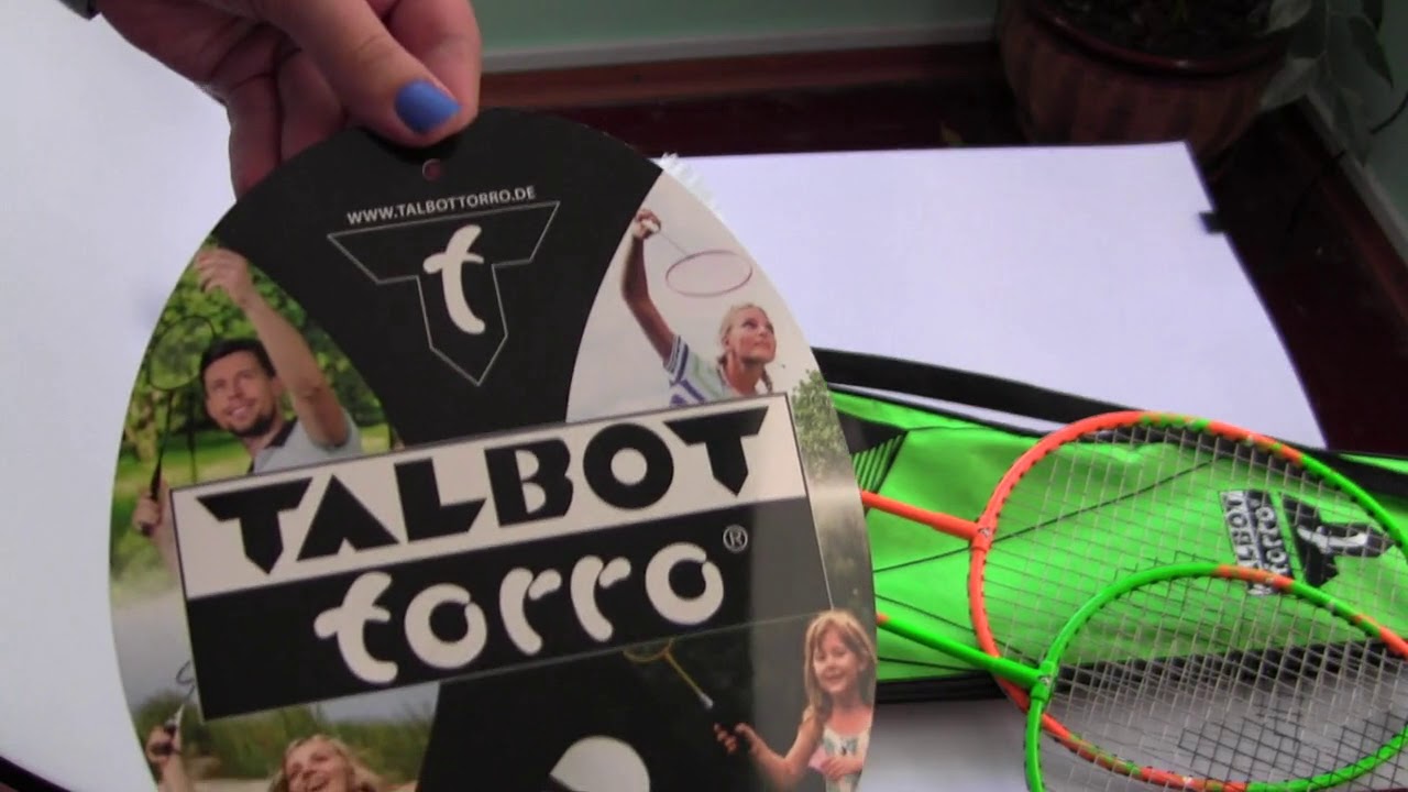Распаковка Набора для бадминтона Talbot Torro Attacker Set 2 из rozetka.com.ua
