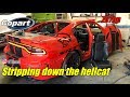 Rebuilding my wrecked charger hellcat part 1