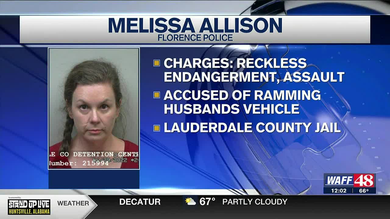 Florence woman arrested after allegedly ramming husband’s vehicle with ...