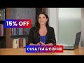 Cusa Tea &amp; Coffee Coupon Code || Cusa Tea &amp; Coffee Discount Code || 15% OFF