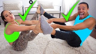 Funny yoga challenge! - The LaVigne Life vlogs by Jerry ᵛ⁹