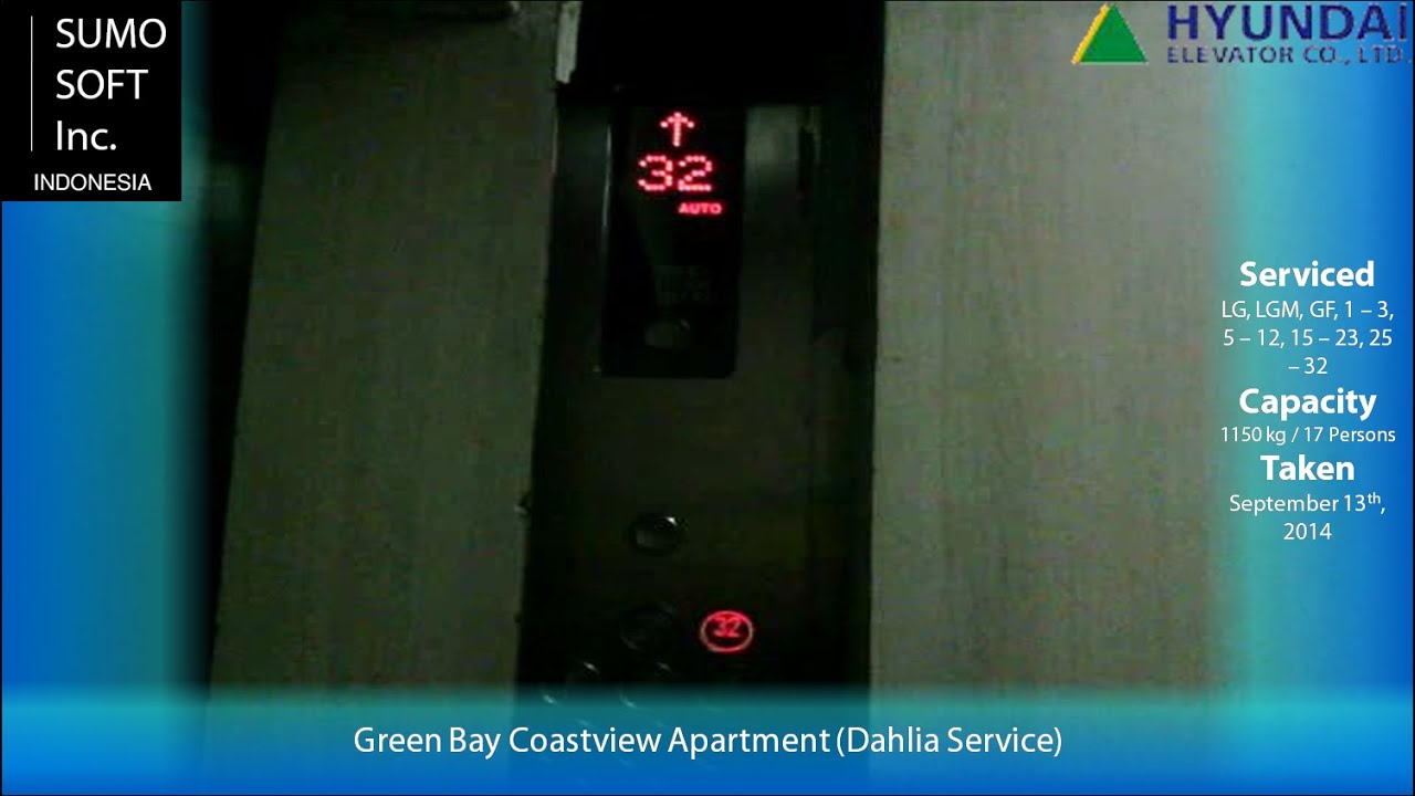 Hyundai Service Lift at Greenbay Pluit Coastview Apartments, Jakarta ...