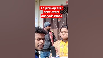 17 january first shift exam analysis #shortvideo #ctetanalysis2023