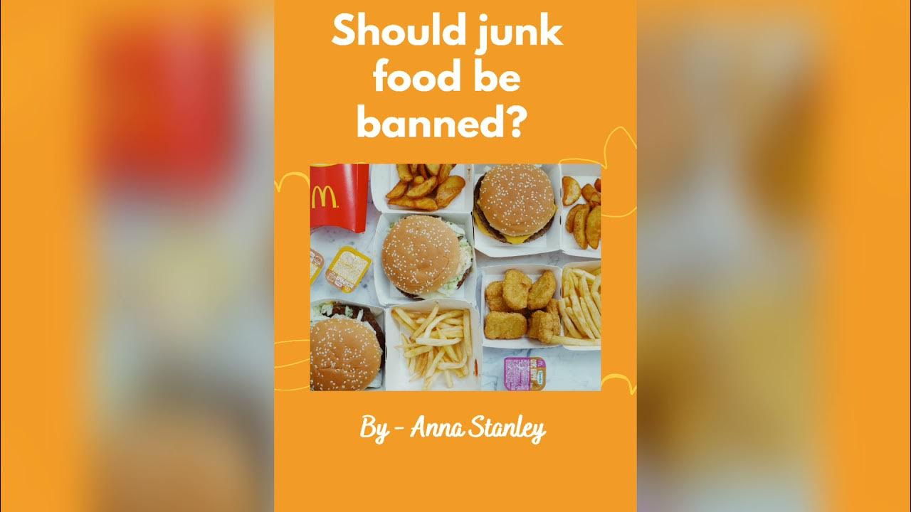 speech on junk food should be banned