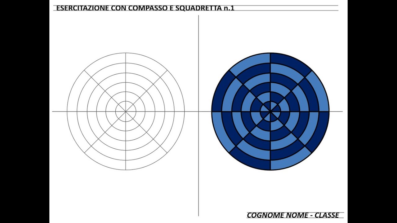 Esercitazione con compasso #1. 