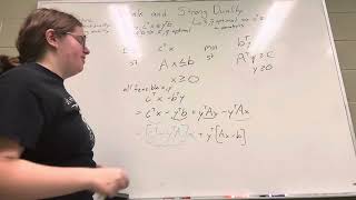 CO 250 #6 Weak Duality and Strong Duality