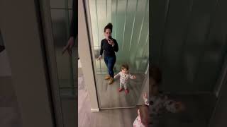 Curious Boy’s Close Inspection Lead to a Mirror Bump