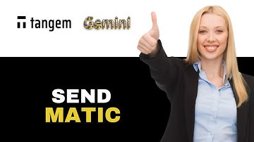How To Send Matic From Gemini To Tangem Wallet 2025