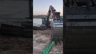 Amphibious Dredger#amphibiousdredger #dredger #dredging #dredgepump #customdredger