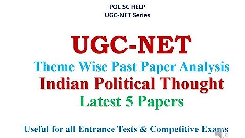 UGC-NET: Theme Wise Past  Year