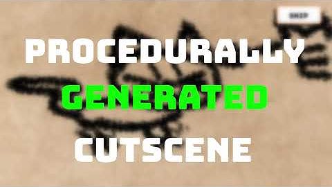 Procedurally Generated Opening Cutscene!