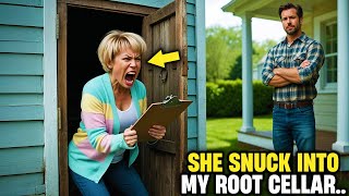 Karen Snuck Into My Root Cellar. So I Locked Her In Until the Sheriff Showed Up!