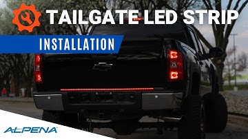 Install Tailgate LED Strip from Alpena
