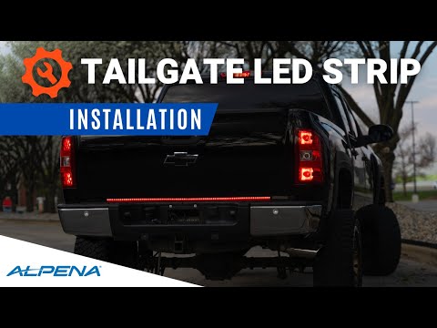 Cara Install Alpena Tailgate LED Strip