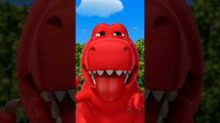 🥵 Dinosaur Eats Colorful BBQ! 🍖  #Hogi #Dinosaur #shorts