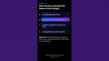 How can you customize the theme of Ant Design #antdesign