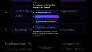 How can you customize the theme of Ant Design #antdesign