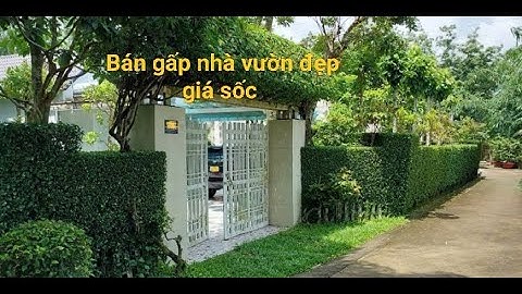 Nhà đất Củ Chi giá rẻ giới thiệu - nhà vườn nóc thái khu nghĩ dưỡng siêu lý tưởng 20x30 thổ cư 70m