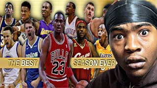LeBron SUPERFAN REACTS To The GREATEST Individual Season In NBA History