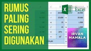 Rumus yang paling sering digunakan di excel Rumus yang paling sering digunakan di excel