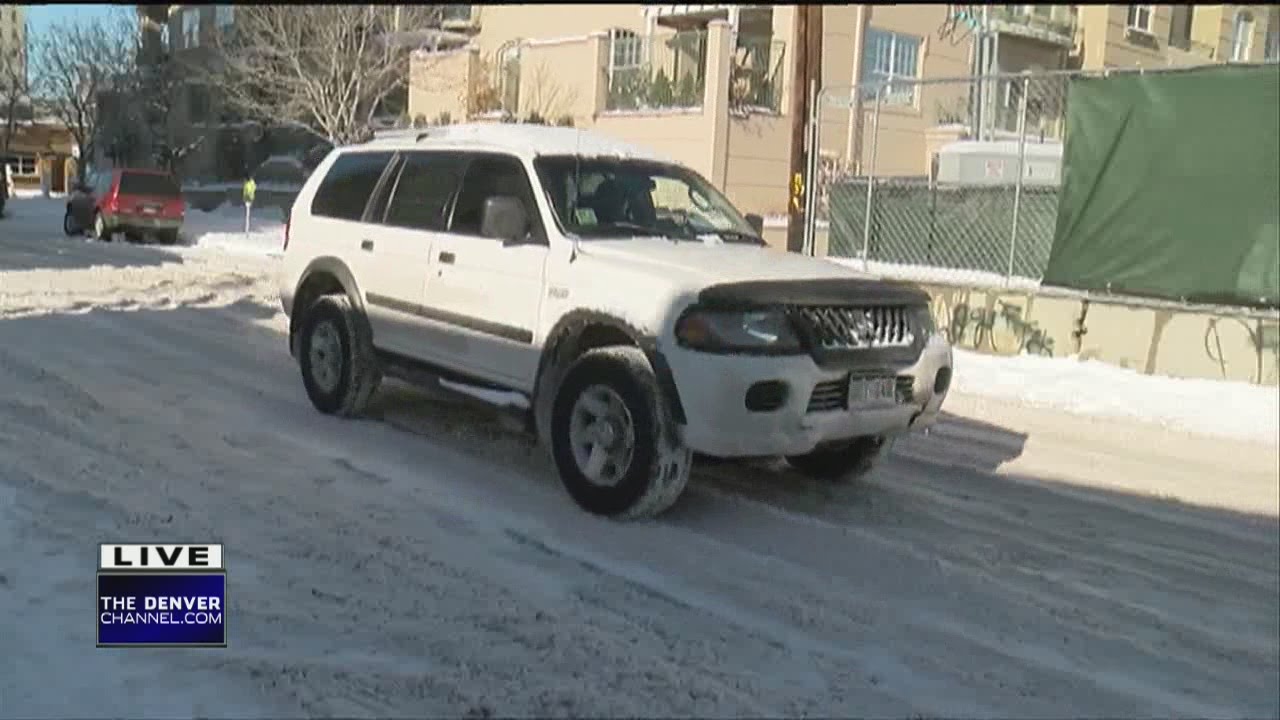 Snowy roads still causing problems in Denver
