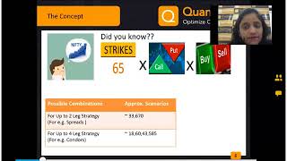 Optimizing a Forecast in an #Options Strategy with Quantsapp || Option Learning Webinar ||
