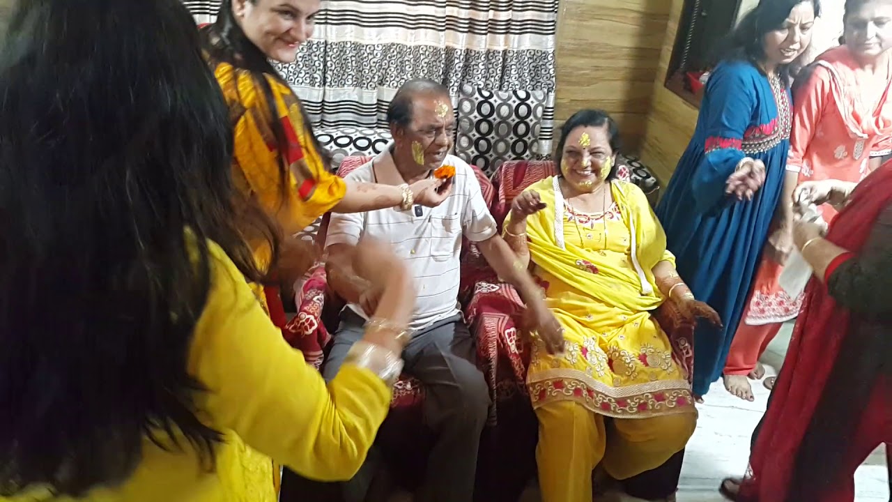 haldi function - haldi ceremony - sindhi wedding golden jubilee celebration - 50 years