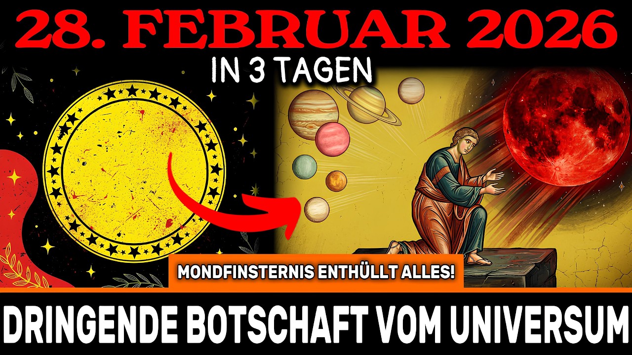 DRINGEND! MONDFINSTERNIS IN 3 TAGEN! 28. Februar – das Universum bereitet GROSSE Enthüllungen vor!