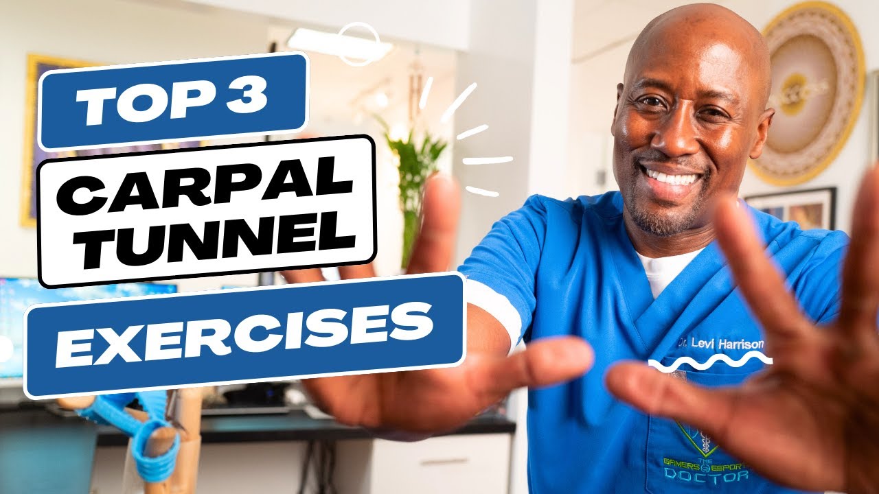TOP 3 CARPAL TUNNEL RELIEF EXERCISES! 