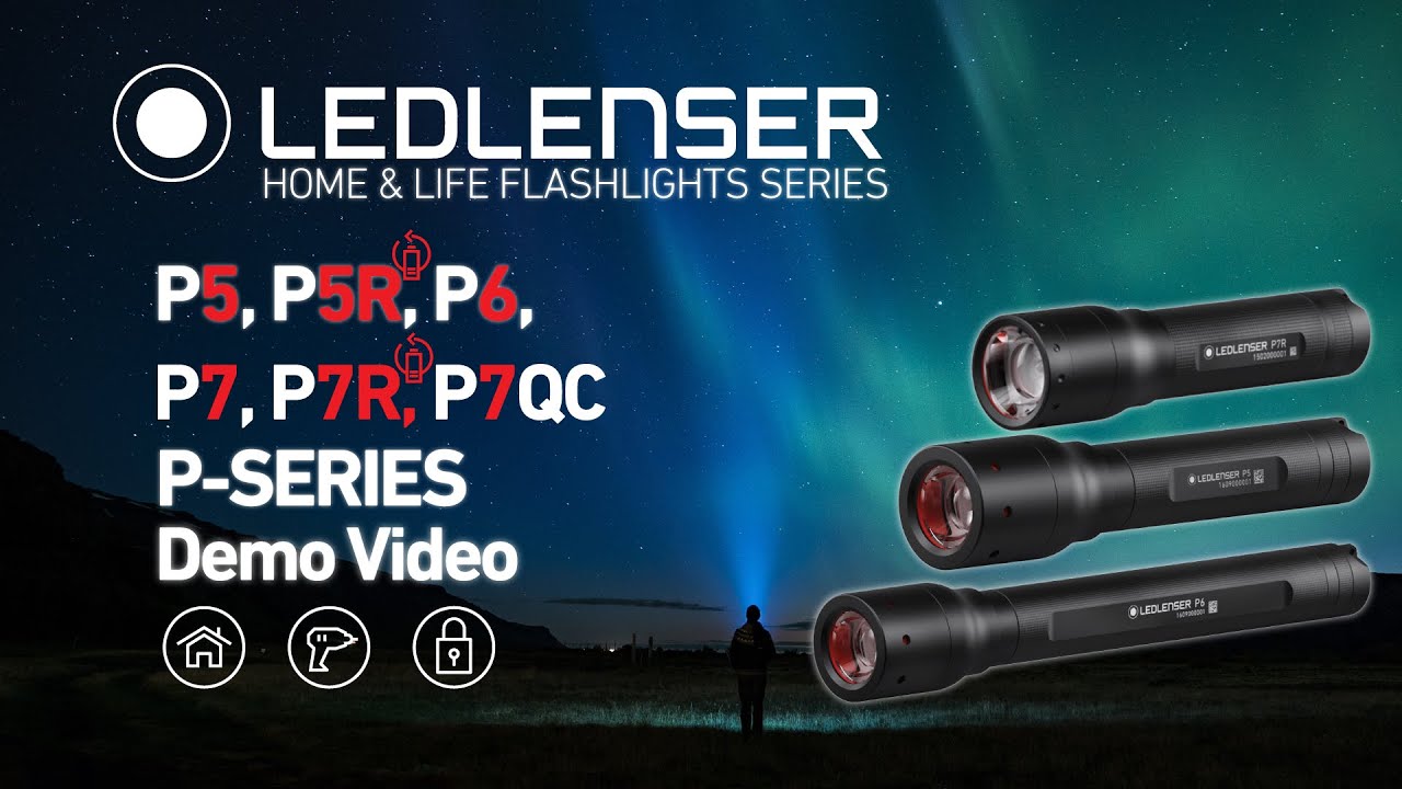 Ledlenser P-Series Rechargeable Torch Flashlight - P5, P5R, P6, P7, P7R, P7QC - Malaysia Bright LED -