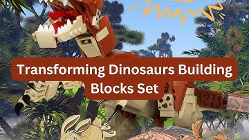Transforming Dinosaurs Building Blocks Set