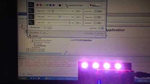 C2000 LaunchPad and LED BoosterPack