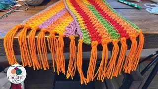 FASTEST Way to Add Tassel Fringe to Any Crochet Project