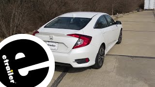 etrailer | Trailer Hitch Installation  2017 Honda Civic