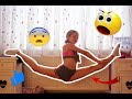 Comment faire le grand ecart  flexibility split gymnastics rythmics gymnastique rythmique