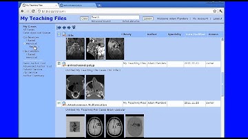 Creating a Teaching Conference With the RSNA MIRC Teaching File Software