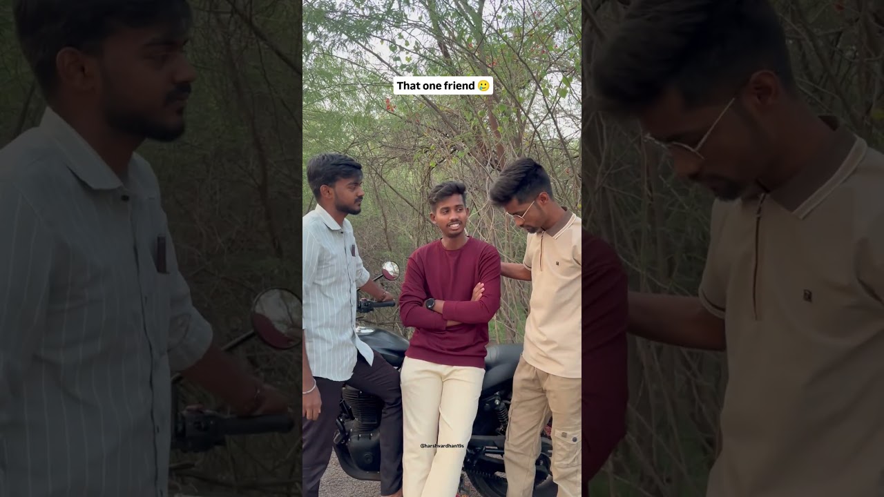 Based on a real incident 😭 | HarshvardhanzWorld | #reels #marathi #funny #friends #comedy #relatable