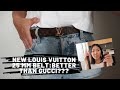 LOUIS VUITTON 25 MM BELT | TRY-ON, SIZING & COMPARISON TO MY GUCCI BELT