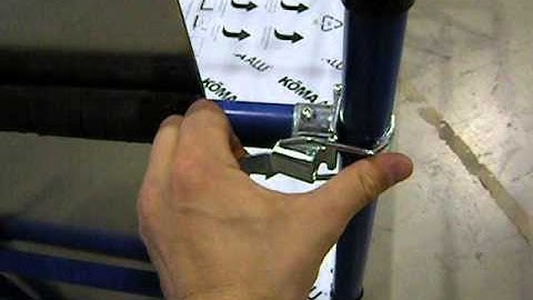 Ramp made with EF-2005C and our modular material handling system