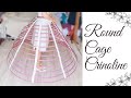 Building A Round Cage Crinoline Without Sewing Pattern