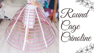 Building A Round Cage Crinoline Without Sewing Pattern