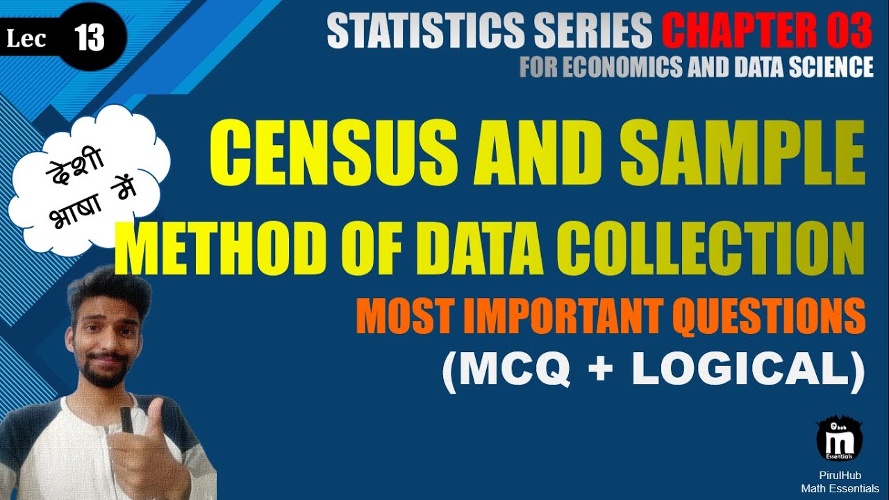 Most Important Questions + Revision | Census and Sample Methods | Lec ...